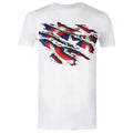 Blanc - Front - Captain America - T-shirt - Garçon