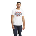 Blanc - Side - Captain America - T-shirt - Garçon