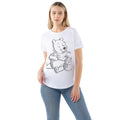 Blanc - Side - Winnie the Pooh - T-shirt - Femme