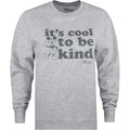 Gris Chiné - Front - Disney - Sweat ITS COOL TO BE KIND - Femme