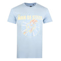 Bleu clair - Front - Superman - T-shirt MAN OF STEEL - Homme