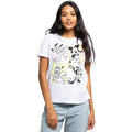 Blanc - Side - Mickey Mouse & Friends - T-shirt - Femme