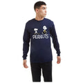 Bleu marine - Lifestyle - Peanuts - T-shirt - Homme