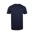 Bleu marine - Blanc - Back - Goodyear - T-shirt - Homme