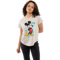 Gris clair - Noir - Rouge - Lifestyle - Disney - T-shirt FLORIDA - Femme