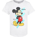 Blanc - Noir - Rouge - Front - Disney - T-shirt FLORIDA - Femme