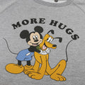 Gris Chiné - Side - Disney - Sweat court MORE HUGS - Femme