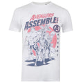Blanc - Front - Avengers Assemble - T-shirt TEAM - Homme