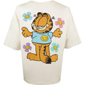 Blanc - Orange - Bleu - Back - Garfield - T-shirt GOOD VIBES - Femme