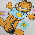 Blanc - Orange - Bleu - Lifestyle - Garfield - T-shirt GOOD VIBES - Femme