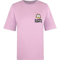 Rose clair - Front - Garfield - T-shirt GOOD TIMES - Femme