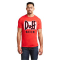 Rouge - Blanc - Noir - Lifestyle - The Simpsons - T-shirt DUFF BEER - Homme
