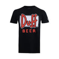 Noir - Blanc - Rouge - Front - The Simpsons - T-shirt DUFF BEER - Homme