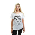 Blanc - Noir - Side - Mulan - T-shirt - Femme