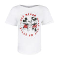 Blanc - Front - Disney - T-shirt LOVE NEVER GOES OUT OF STYLE - Femme