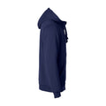 Bleu marine foncé - Side - Clique - Veste à capuche BASIC - Homme