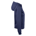 Bleu marine foncé - Side - Clique - Veste à capuche BASIC - Femme