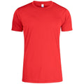 Rouge - Front - Clique - T-shirt - Homme