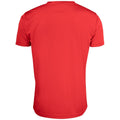 Rouge - Back - Clique - T-shirt - Homme
