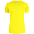 Jaune fluo - Front - Clique - T-shirt - Homme