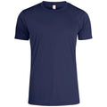 Bleu marine - Front - Clique - T-shirt - Homme
