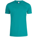 Turquoise - Front - Clique - T-shirt - Homme
