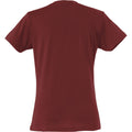 Bordeaux - Back - Clique - T-shirt - Femme