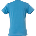 Turquoise vif - Back - Clique - T-shirt - Femme