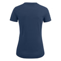 Bleu foncé - Back - Harvest - T-shirt AMERICAN U - Femme