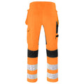 Orange - Noir - Back - Projob - Pantalon cargo - Homme