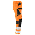 Orange - Noir - Side - Projob - Pantalon cargo - Homme