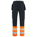 Orange - Noir - Back - Projob - Pantalon - Homme