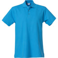 Turquoise vif - Front - Clique - Polo BASIC - Homme