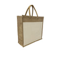 Marron - Blanc cassé - Front - United Bag Store - Tote bag JUCO