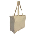 Blanc cassé - Front - United Bag Store - Sac de course MAXI