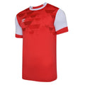 Rouge - Blanc - Front - Umbro - Maillot VIER - Homme