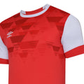 Rouge - Blanc - Side - Umbro - Maillot VIER - Homme