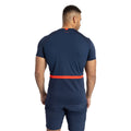Bleu marine foncé - Bleu marine - Rouge flamme - Back - Umbro - T-shirt 23-24 - Homme