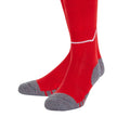 Rouge - Blanc - Side - Umbro - Chaussettes de foot DIAMOND - Enfant