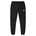 Noir - Violet foncé - Front - Umbro - Pantalon de jogging SPORTS STYLE CLUB - Homme