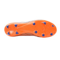 Blanc - Bleu foncé - Orange - Back - Umbro - Chaussures de foot pour terrain ferme VELOCITA ELIXIR PREMIER - Adulte
