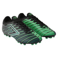 Noir - Vert - Toucan - Front - Umbro - Chaussures de foot pour terrain artificiel VELOCITA ELIXIR CLUB - Homme