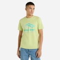 Vert citron sombre - Front - Umbro - T-shirt - Homme