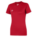 Rouge - Front - Umbro - Maillot CLUB - Femme