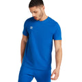 Bleu roi - Blanc - Pack Shot - Umbro - T-shirt CLUB LEISURE - Homme