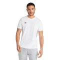 Blanc - Noir - Side - Umbro - T-shirt CLUB LEISURE - Homme