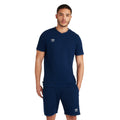 Bleu marine - Blanc - Side - Umbro - T-shirt CLUB LEISURE - Homme
