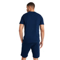 Bleu marine - Blanc - Lifestyle - Umbro - T-shirt CLUB LEISURE - Homme