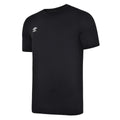 Noir - Blanc - Front - Umbro - T-shirt CLUB LEISURE - Homme
