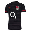 Noir - Front - England Rugby - Maillot ALTERNATE PRO 22-23 - Homme